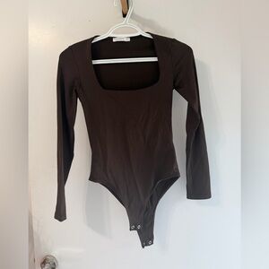 Stradivarius Square Neck Bodysuit - LIKE NEW!